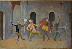 Uudisrakennuksessa tekijältä Karl Hofer