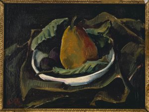 Still life with pear tekijältä Karl Hofer