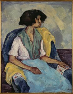 Zigeunerin tekijältä Karl Hofer