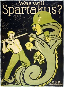 Saksan vallankumous 1918-1919 Spartakusliitto (Spartakusbund) tekijältä Karl Jakob Hirsch