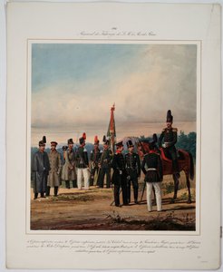 Preussin keisari Vilhelm I:n 5. Kalugan jalkaväkirykmentti, 1861 tekijältä Karl Karlovich Piratsky
