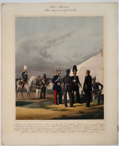 Keisarillisen vartijajoukon pioneerit, invalidit ja santarmit, 1867 tekijältä Karl Karlovich Piratsky