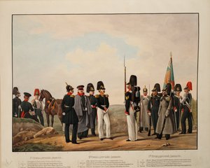 Venäjän 1., 2. ja 3. Grenadier-divisioonat, 1845-1855 tekijältä Karl Karlovich Piratsky