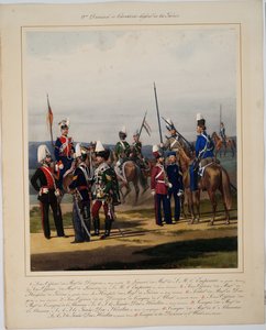 2. kaartin ratsuväedivisioona, 1867 tekijältä Karl Karlovich Piratsky