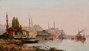 Beirut, n. 1890 (öljy kankaalle) tekijältä Karl Kauffman