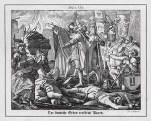 Kaunasin valtaaminen teutonisen ritarikunnan toimesta tekijältä Karl Ludwig Adolf Ehrhardt