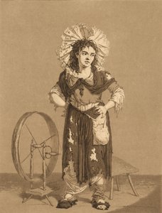 Nuoret kerjäläiset, noin 1800.
