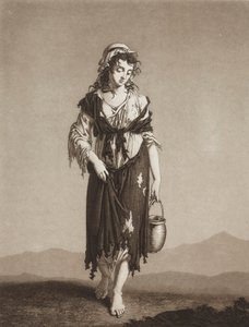 Nuoret kerjäläiset, n. 1800.