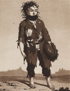Nuoret kerjäläiset, n. 1800.
