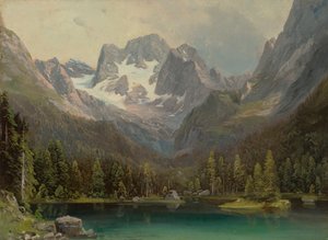 Vorderer Gosausee Dachsteinin kanssa