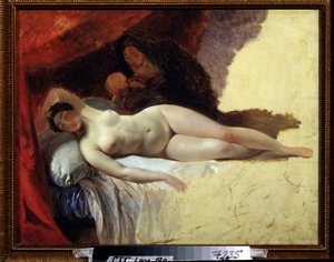 Karl Briullov (Bryullov) (1799-1852) maalaus 1839-1845 Valtion Tretjakov-galleria, Moskova tekijältä Karl Pavlovich Bryullov