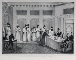 Turkmenchayn sopimuksen allekirjoittaminen 1828