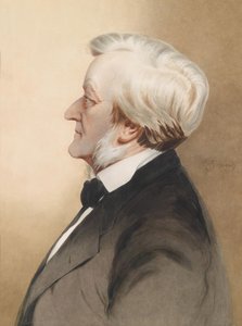 ""Saksalaisen säveltäjän Richard Wagnerin muotokuva"" tekijältä Karl Wilhelm Diefenbach