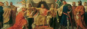 Friedrich Barbarossa lyö Heinrich Jasomirgottin ja Heinrich-leijonan