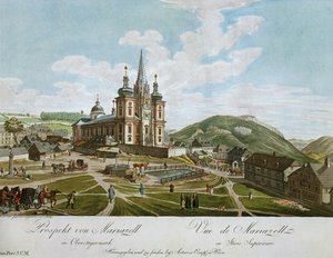 Mariazellin luostarikirkko tekijältä Karl von Schutz