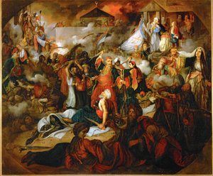 Belgradin valloitus vuonna 1806 (öljy kankaalle) tekijältä Katarina Ivanovic