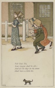 Tell Tale Tit (väri litho)