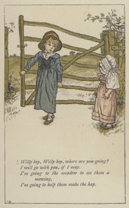 Willy poika, Willy poika, minne olet menossa (väri litho)