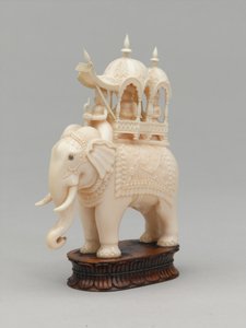 Musta kuningas, shakkinappula, Intia, 1820 noin