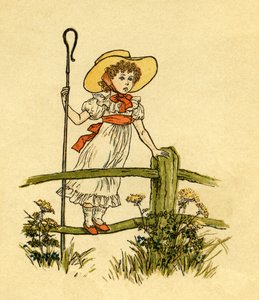 Pikku Bo-peep on hävinnyt tekijältä Kate Greenaway