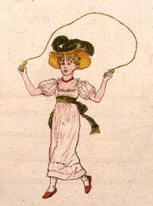 Ohittaminen, "Päivä lapsen elämässä" tekijältä Kate Greenaway