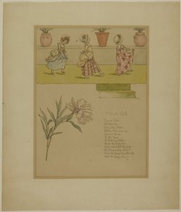 Tutkimus varpaanpäälle, Marigold Gardenista tekijältä Kate Greenaway