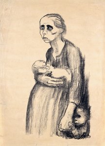 Juliste kohtaan 218, 1924 tekijältä Käthe Kollwitz
