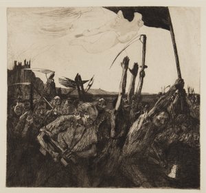 Kapina, 1899 tekijältä Käthe Kollwitz