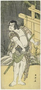 Sakata Hangoro _ Ii As Tamba no Suketaro _, 1791 tekijältä Katsukawa Shun