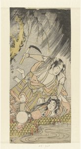 Ac-teu rs Matsumoto Powder White I V Garden Celebration Banpaku I V Als Yoemon Garden Kasane tekijältä Katsukawa Shunko