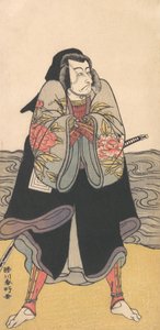Ichikawa Dan Juro V, vai mitä? 1780. tekijältä Katsukawa Shunko