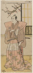 Ichikawa Monnosuke II Lordina juhlapuvussa tekijältä Katsukawa Shunko
