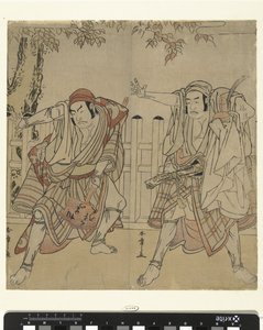 Näyttelijät Otani Hiroji III elokuvassa Otani Tomoemon tekijältä Katsukawa Shunsho