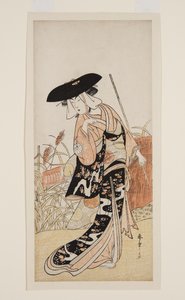Ac and r Segawa Chrysanthemum Woman Good As Fox Chrysanthemum (Chrysanthemum-Gitsune) tekijältä Katsukawa Shunsho