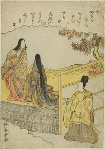 "I": Coming of Age, sarjasta "Tales of Ise in Fashionable Brocade Pictures (Furyu nishiki-e Ise monogatari)" tekijältä Katsukawa Shunsho