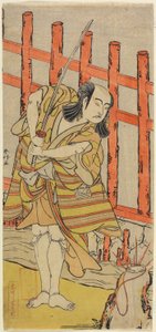 Näyttelijä Ichikawa Yaozo_ hahmossa, 1700-luvun lopulla tekijältä Katsukawa Shunsho