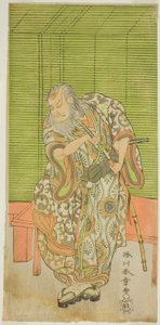 Nakamura Nakamura parranajolääkäri partalääkärinä Te Pay Sakai - Kirjoittanut Ancestor Chronicles, Esitetty Te Nakamura Taessa, 1771 tekijältä Katsukawa Shunsho