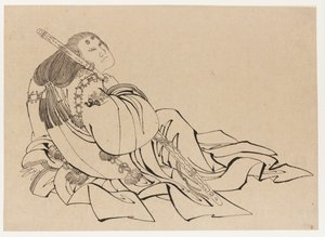 Hovimies, 1700-luvun loppu - 1800-luvun alku. tekijältä Katsushika Hokusai