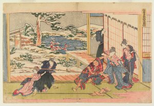 IX. näytös tekijältä Katsushika Hokusai