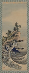 Breaking Waves, Edo-kausi, 1847. tekijältä Katsushika Hokusai