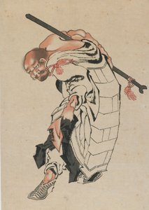 Buddhalainen hahmo, 1700-luvun loppu - 1800-luvun alku. tekijältä Katsushika Hokusai