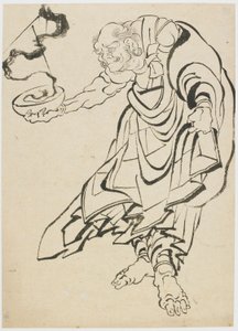 Buddhalainen hahmo, 1700-luvun loppu - 1800-luvun alku. tekijältä Katsushika Hokusai