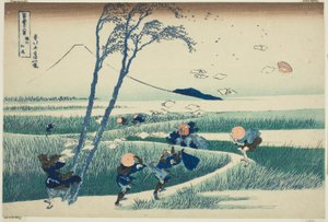 Kazuo Ejiri P Lovinse (Ejiri Sake), Teseriesistä "Tierty x Views Of Mount Fuji (Fugaku Usaju Rokukei)" tekijältä Katsushika Hokusai