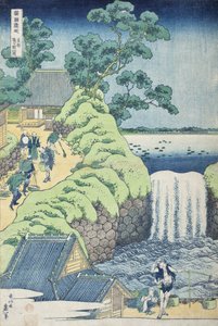 Aoigaokan putoukset Itäisessä pääkaupungissa tekijältä Katsushika Hokusai