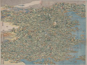 Kiinan kuuluisat paikat tekijältä Katsushika Hokusai