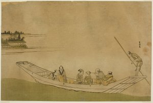 Lautta tekijältä Katsushika Hokusai