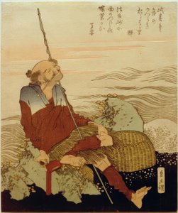 Kalastajat rannalla tekijältä Katsushika Hokusai