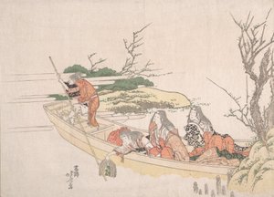 Meririkkaiden kerääminen. tekijältä Katsushika Hokusai