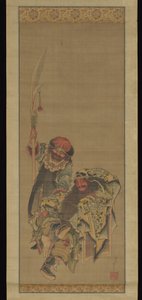 Guan Yu, kiinalainen sodan jumala tekijältä Katsushika Hokusai