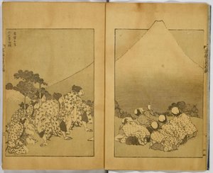 Sata näkymää Fuji-vuoresta tekijältä Katsushika Hokusai
